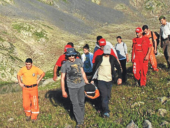 Kaçkarlar'da feci ölüm